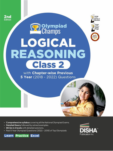 Libro: Olympiad Champs Logical Reasoning Class 2 With 5 Year