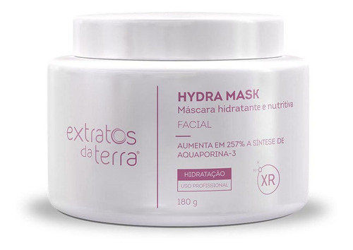 Máscara Facial Hydra Mask Xr 180g - Extratos Da Terra