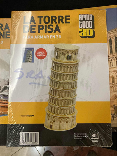 Rompecabezas 3d Torre De Pisa Edición Limitada Coleccionable
