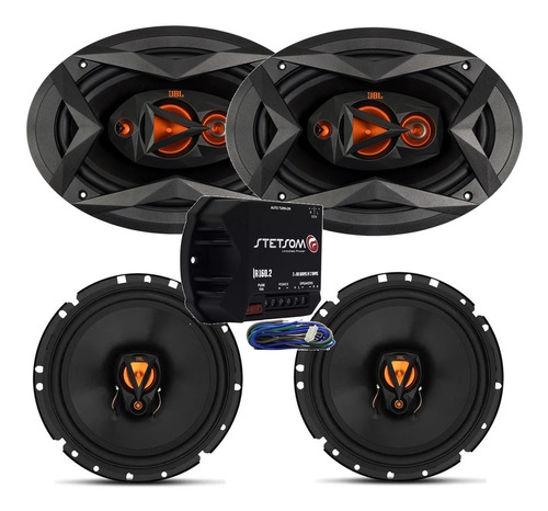 Alto-falantes 6x9 Jbl 200w Rms + Alto Falante 6 Jbl + Módulo