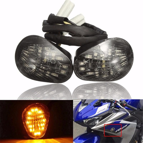 Direccionales De Led Delanteras Yamaha R6 R1 Para Moto