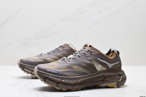 Tenis Satisfy X Hoka Running Mafate Trail Shoes Casual Green