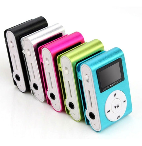 Mp3 Shufle Con Pantalla Lcd Ranura Micro Sd / Eshopviña