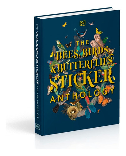 Libro Con Más 1,000 Stickers Vintage De Aves 