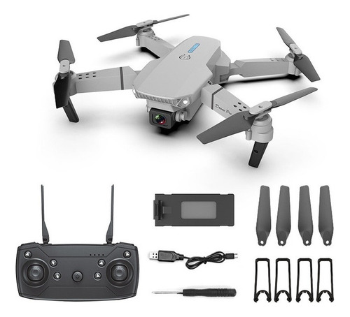 Volante Quadcopter Plegable 4k Monocámara R/c