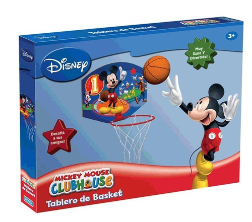Imagen 1 de 3 de Tablero De Basket Mickey Mouse Disney 43 X 34 Cm Moody