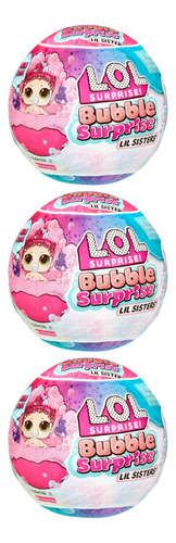 L.o.l. Surprise! Bubble Surprise Lil Sisters Paquete De 3