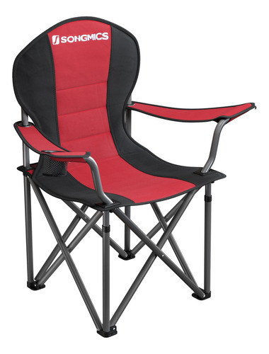 Songmics Silla Camping Plegable, Con Cómodo Asiento De Espon