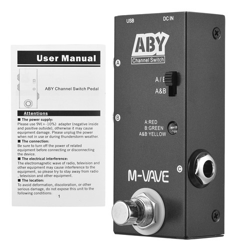 Effect Maker Channel Aby Switch Box.ab Pedal Ab Ab Ab Guitar