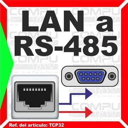 Imagen 5 de 6 de Convertidor De Ethernet A Rs485 Ref: Tcp32 Computoys Sas