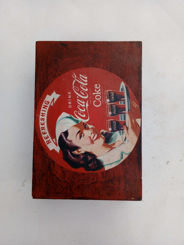 Caja Antigua De Madera Coca Cola Muy Buen Estado 