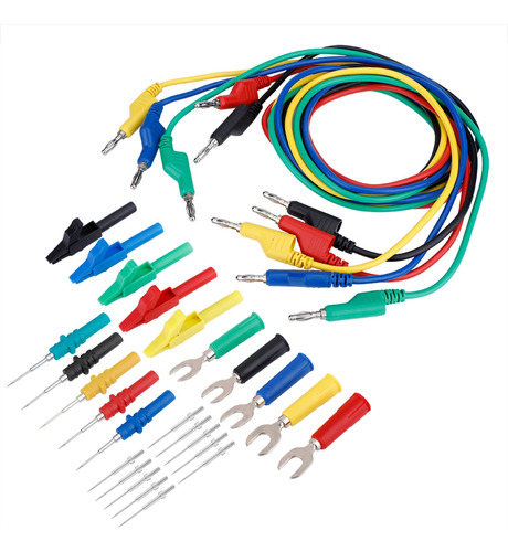 Kit De Prueba Banana De 4 Mm Para Conectar El Cable Del Mult