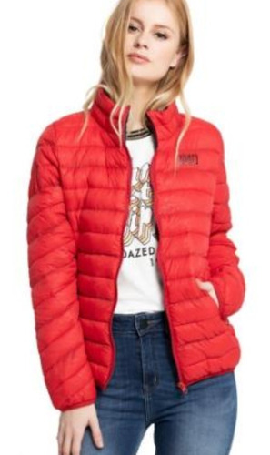 Campera Rusty Highway Mujer Importada Roja