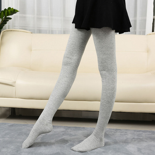 Calcetines Largos De Algodón Hasta La Rodilla Para Mujer