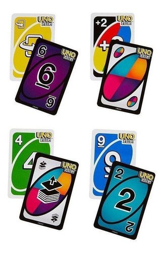 Imagen 4 de 4 de Juego de cartas Uno Flip Mattel GDR44