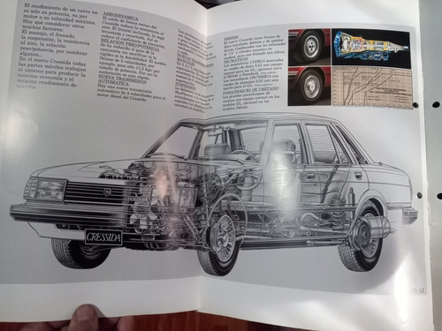 Folleto Toyota Cresssida Publicidad Años 80 Folleto Agencia (Usado)