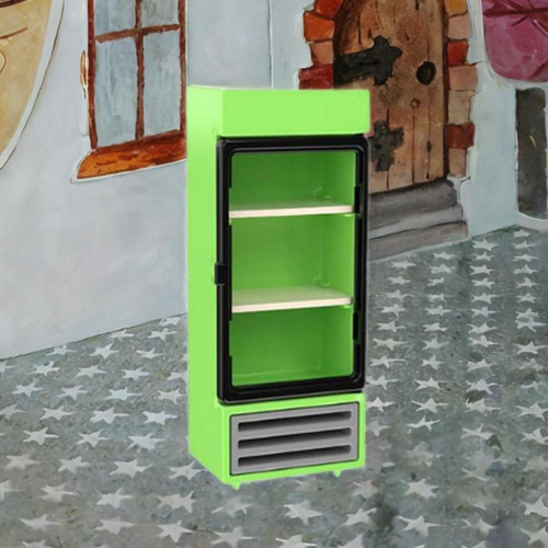 3 Mini Refrigerador Para Casa De Muñecas, Realista, 1/12