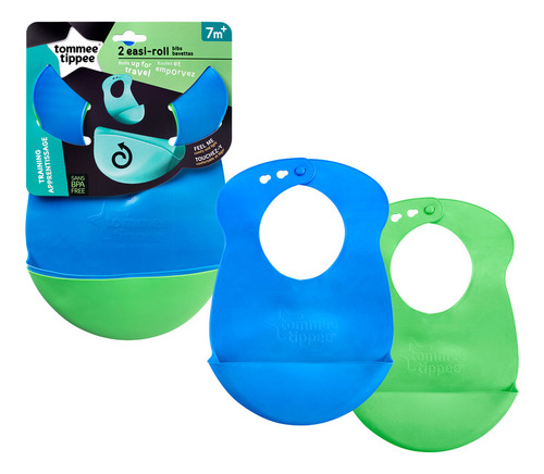 Babero De Silicona Para Niño Tommee Tippee X2