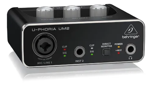 Interfaz De Audio Behringer U-phoria Um2