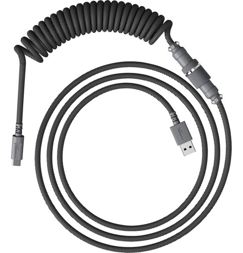 Cable Hyperx En Espiral Usb-c Gris