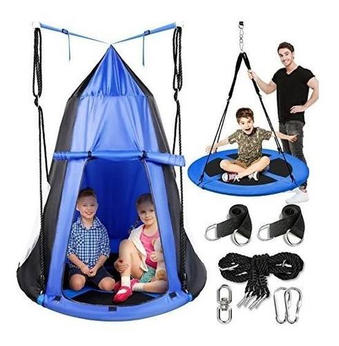 Carpa Colgante Para Niños, Columpio Para Platillo, Cub...