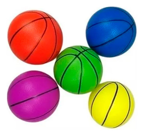 Pelota  Plástico Inflable Livianas Con Bote Básquet Hamelin