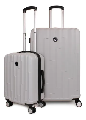 Pack 2 Maletas Flip S+l Gris F La Maleta De Chile