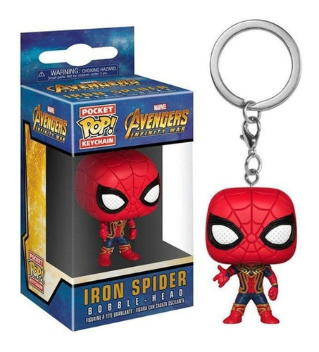 Llavero Funko Iron Spider Pop Peter Parker Spiderman Avenger