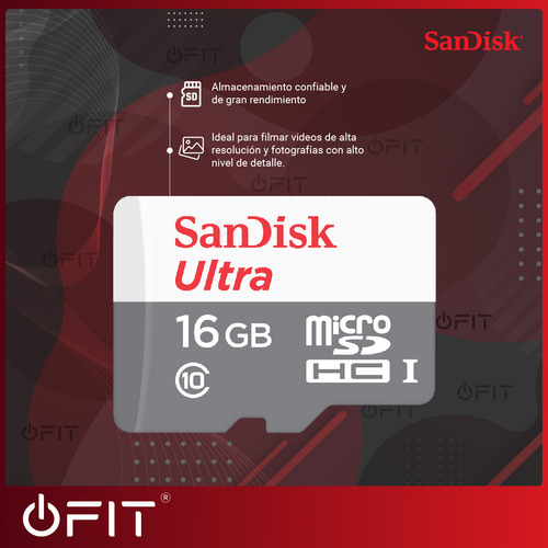 Imagen 5 de 10 de Memoria Micro Sd Ultra Sandisk 16gb Clase 10
