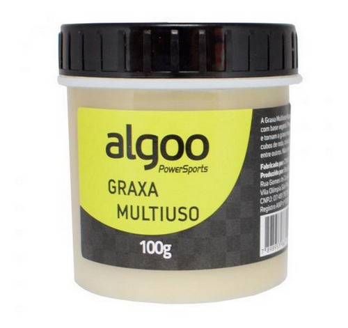 Graxa Algoo Multiuso 100g - Cubo Caixa Direção Mov Central