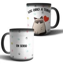 Comprar Mugs Taza Magica  - Los Odio A Todos Gato Amargado