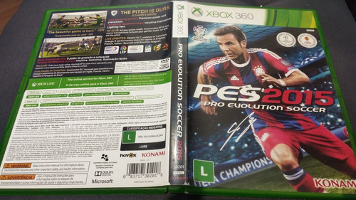 Pes 2015 - Xbox 360 Mídia Física Original