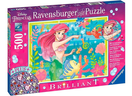 Rompecabezas Disney Sirenita Ariel 500 Pz Ravensburger Deco