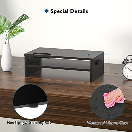 Soporte De Monitor De Madera, Soporte De Soporte Para Escrit