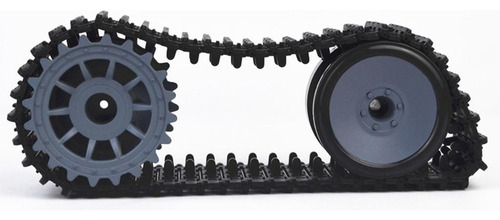 Chassis De Rastejante De Tanque De Robô Roda De Esteira
