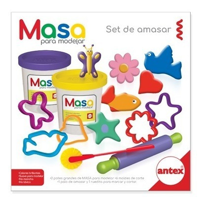 Masa Para Moldear Modelo Set De Amasar Original Antex