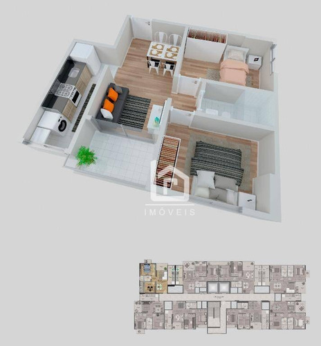 Imagem 26 de 30 de Residencial Monte Olimpo: 2 Quartos Para Investimento Com Entrada De R$8.800 E Parcelas Que Cabem No Seu Orçamento - Entrega Julho/2022! - Ap0453