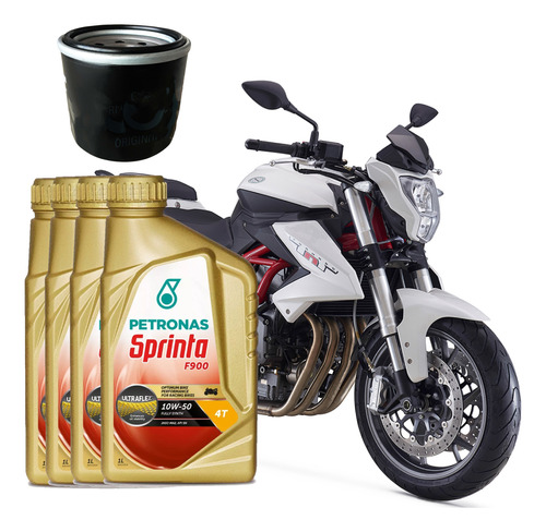 Kit Filtro + Aceite Benelli Tnt 300 302 600 - Trk 502 502x