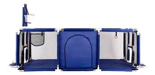 Corral De Seguridad Bebe 180 Cm. Con Aro Azul