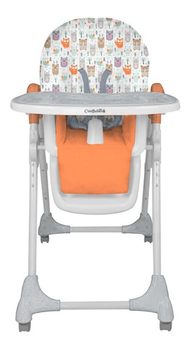 Silla De Comer Alta Candy Naranja Cutebabies C11070085