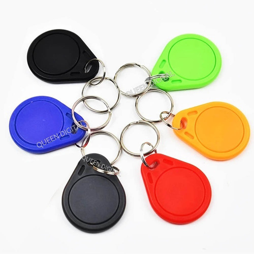 Imagen 1 de 7 de Llavero Rfid Regrabable De Colores Virgen 125khz 10 Unidades