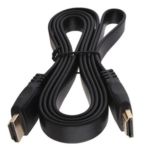 Imagen 2 de 5 de Cable Hdmi 3 Mtrs Cable Plano Full Hd 1080p - Polotecno