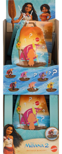 Moana 2 Muñeca Canoa Con Mini Muñeca Sorpresa Y Accesorios