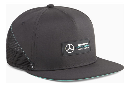 Jockey Mercedes Benz Visera Plana Negro Gorro