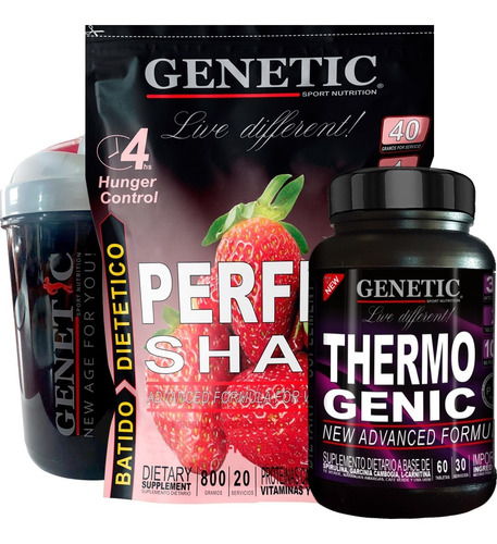 Batido Perfect Shake + Quemador Grasas Abdominal Thermogenic