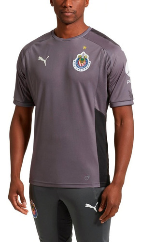Imagen 3 de 6 de Jersey Puma De Chivas De Portero Gris Mod752793
