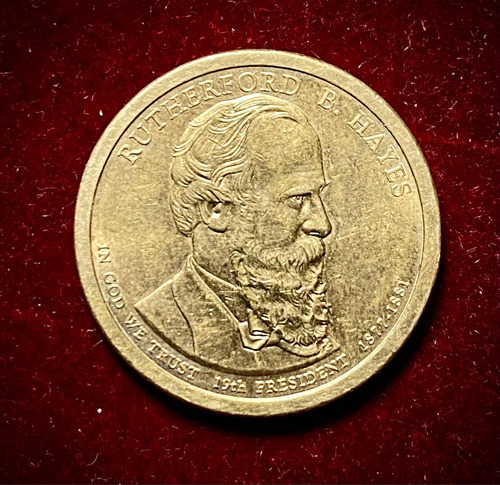 Moneda 1 Dólar Estados Unidos 2011 Rutherford B Hayes Km 501