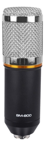 Micrófono Zingyou BM-800 Condensador Cardioide color negro/plateado