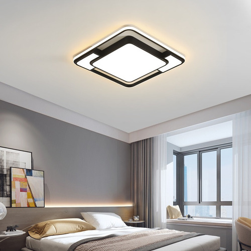 Luminária De Led Sobrepor Quadrada 72w Moderna 3 Em 1 Bivolt