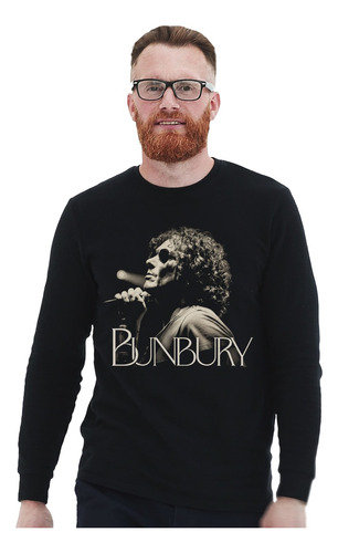 Polera Ml Bunbury En Vivo Chile Tour 2023 Rock Abominatron